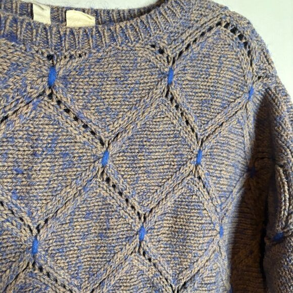 Anthropologie Moth Mohair Boxy Knit 3/4 Dolman Sleeve Sweater - Picture 3 of 6